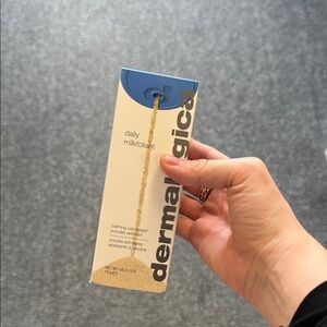 dermalogica Beige Box with Blue Accent Powder Exfoliant